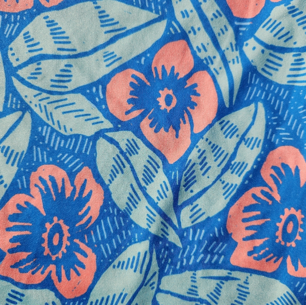 Bad Birdie Men's Golf Polo Shirt Blue & Pink Size Large - Picture 5 of 7